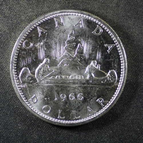 1966 Canada Silver Dollar — photo from another recent sale
