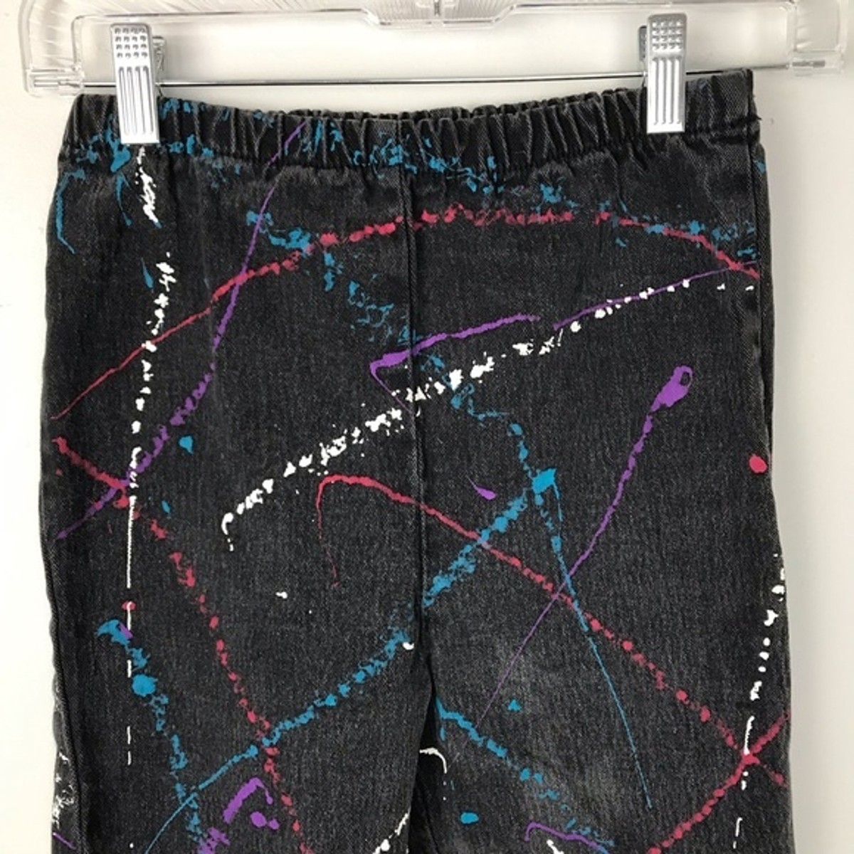 Vintage Kids 90s Paint Splatter Jeans | eBay