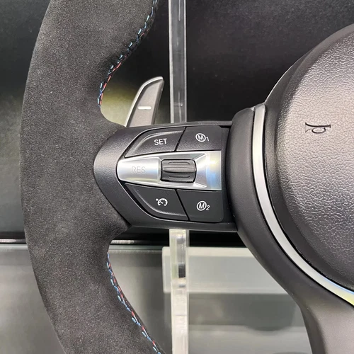 For BMW M3 M5 M6 F01 F02 F06 F10 F12 F15 F16 F22 F30 Alcantara Steering Wheel - Picture 4 of 8