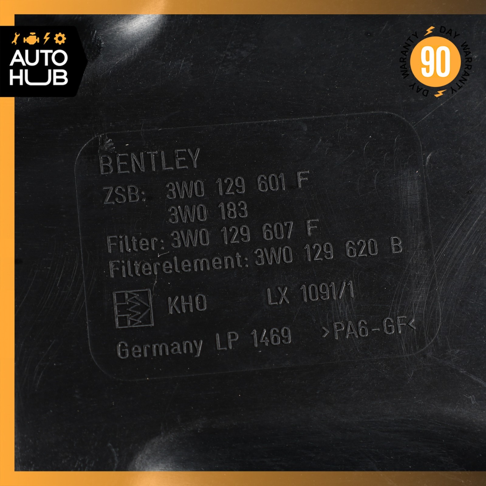 Bentley Continental GTC GT 6.0L W12 Right Side Air Intake Cleaner Box OEM