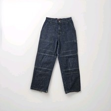 Y2K Southpole Loose Fit Wide Leg Double Knee Effect Skate Carpenter Jeans 32