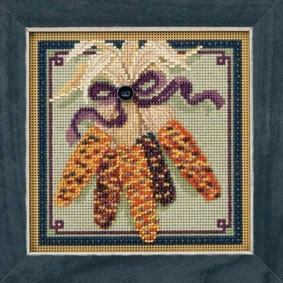 MILL HILL Buttons Beads Kit Counted Cross Stitch HARVEST CORN MH14-1721