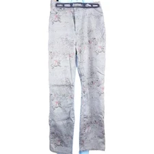 Vintage Lauren RL Equestrian Sportswear 90s High Rise Pants All Over Graphic 