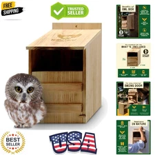 Owl House - Cedar Wood - Already Assembled - Prebuilt Barn Owl Nesting Box - ...
