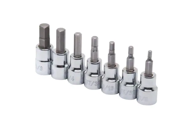 Husky Bite 3/8 in. Drive SAE Bit Socket Set (7-Piece) - Image 2 of 4