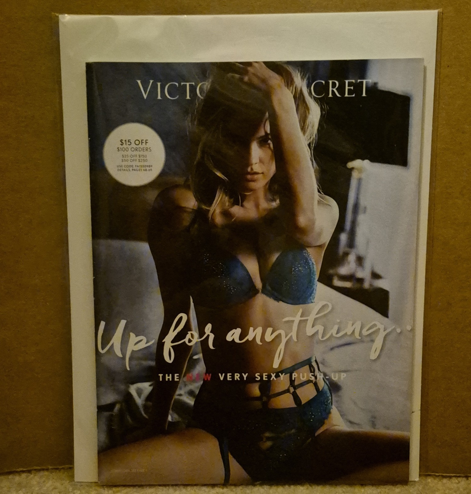 Victoria's Secret Up for Anything Spring 2016 Illustrated English Booklet 16-68