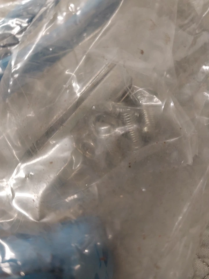 NOS Christophe Toe Clips Racing Light Road Bike Pedals France Blue Resin (Large) - Image 3 of 4