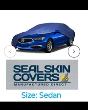 Seal Skin Waterproof Car Cover All-Weather Outdoor Protection UV Resistant SEDAN