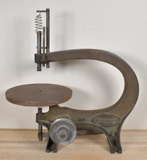 Antique 1910's-1920's Boice Crane #60 Bandsaw Scroll Jig Saw Belt Driven