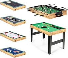 Multi Game Table, 10 in 1 Combo Game Table W/Foosball Table, Hockey, Pool Table,