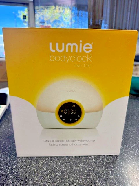 Lumie Bodyclock Rise 100 Wake-Up Light Alarm Clock with Sunrise