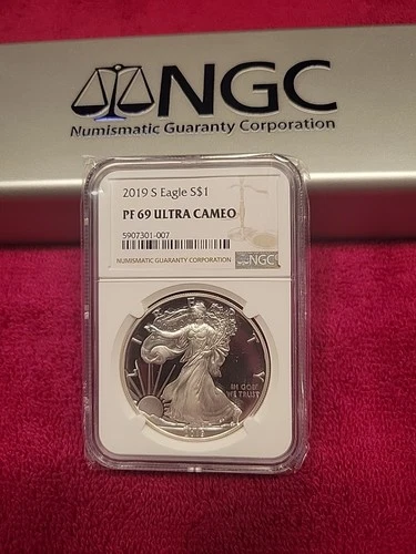 2019-S Proof American Silver Eagle PF-69 NGC