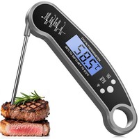 Digitales Fleischthermometer Klappbar – Grillthermometer, Bratenthermometer, K