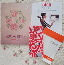 ELNA 9000 Computer Sewing Guide Book Plus More