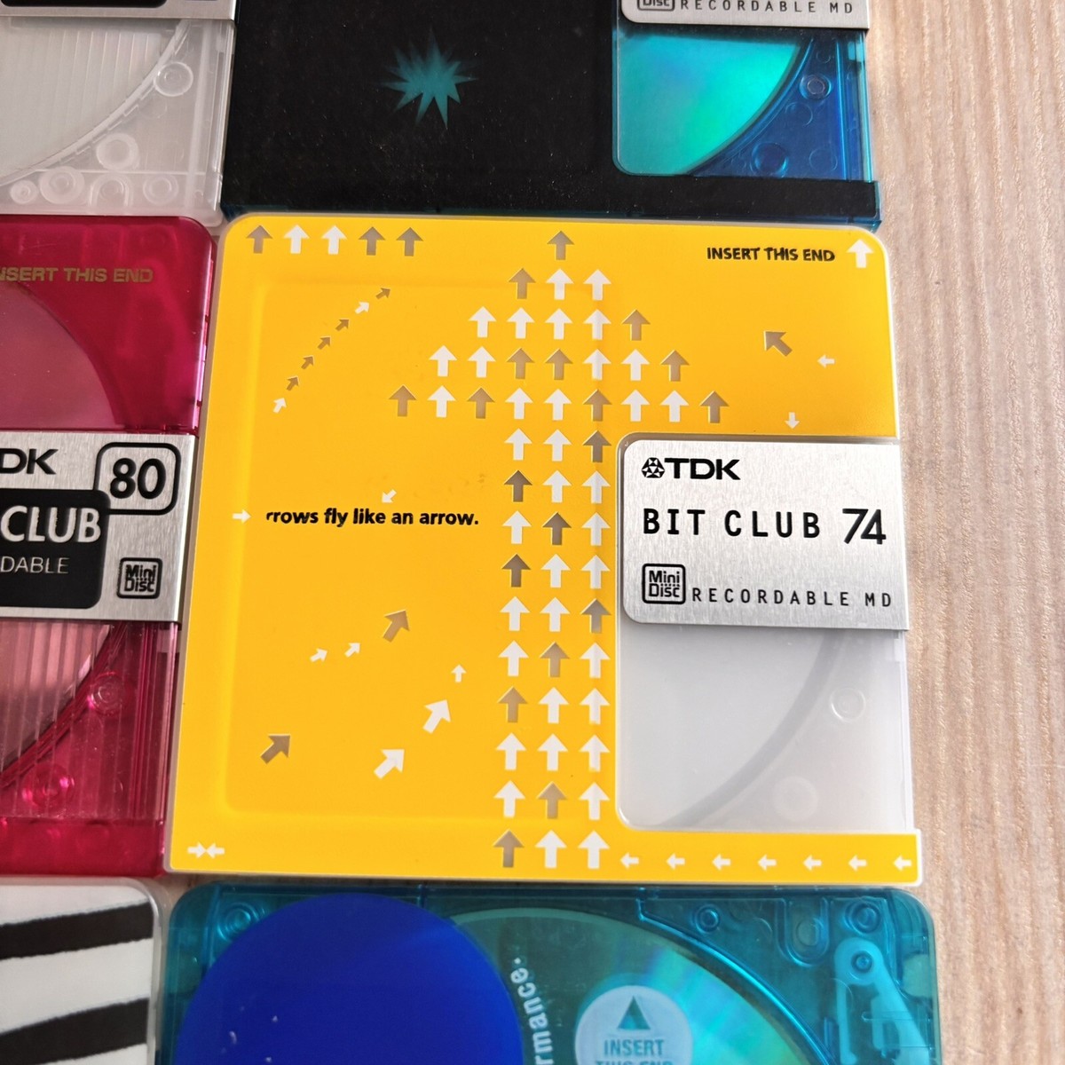 TDK mini disc - BIT CLUB series 6 set - 74, 80 min