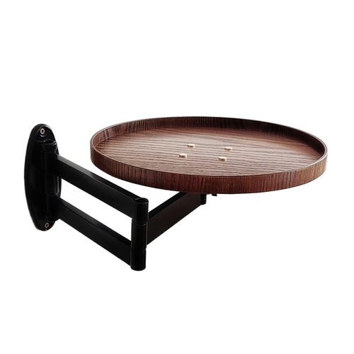 Wall Mounted Table Rotating Bedside Table Retractable Floating Desk - Picture 14 of 14