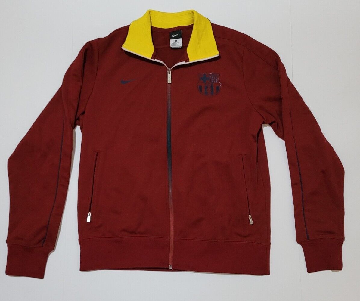 Nike Barca Barcelona FCB Training Full Zip Red Jacket 478157 Nike Barca Barcelona FCB Training Full Zip Red Jacket 478157