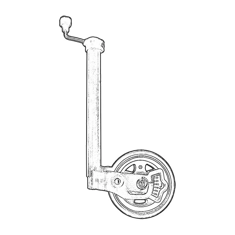 AL KO Stützrad Premium mit Stützlastwaage 300kg Wohnwagen Anhänger ALKO - Bild 3 von 3