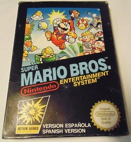 super mario bros. espagnol authentique version originale nintendo nes