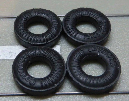 Faller AMS -- 4 Felgen mit Reifen für Flachankermotor oder Blockmotor - Bild 2 von 2