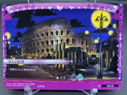Colosseum JoJo's Bizarre Adventure Golden Wind Battle Card ABC Bandai 2009 - Picture 1 of 8
