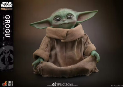 ホットトイズ LMS015 マンダロリアン 1/1 グローグー grogu New Hot Toys LMS015 Star Wars The Mandalorian 1:1 Grogu Life-Size