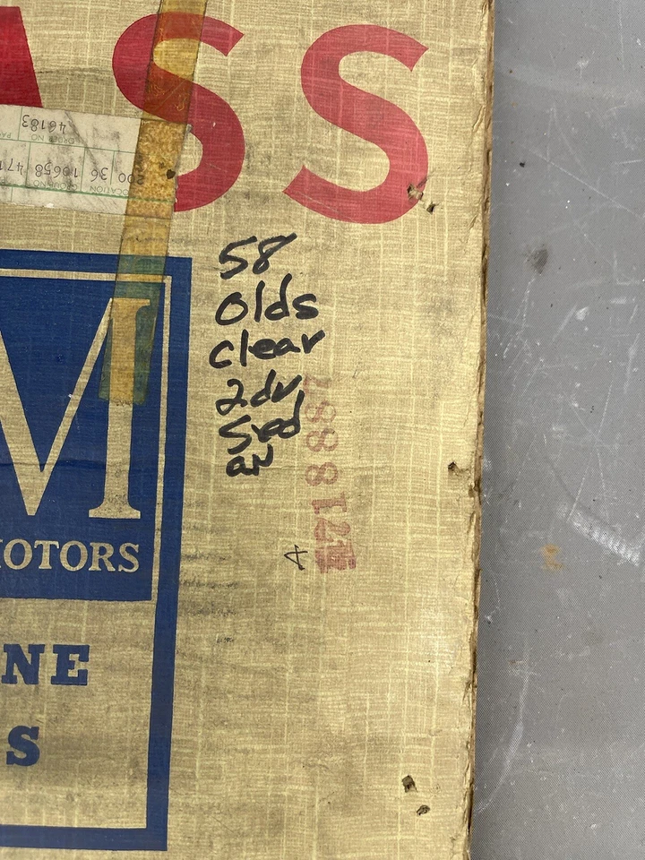 1957-1958 Oldsmobile девяносто восемь Buick века ограниченного вентиляционного окна двери стекла - Изображение 2 из 4