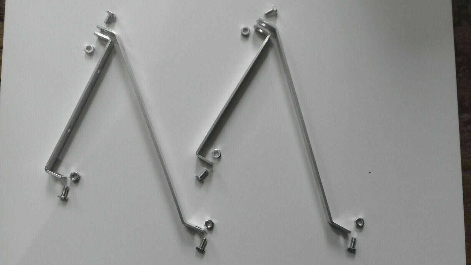 6" Aluminium Greenhouse Shelf Brackets (Pair) complete with bolts eBay