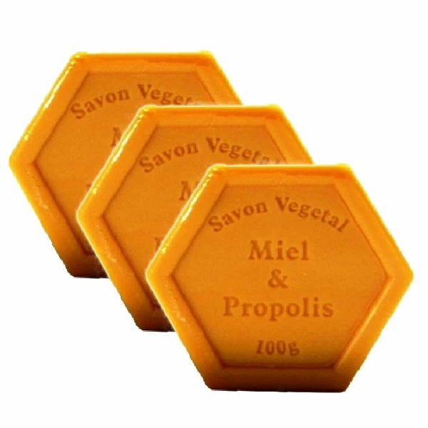 NATURPRODUKTE LEMBCKE GBR (23,30 EUR/kg) 3x Propolisseife (3x100g) Propolis Seife