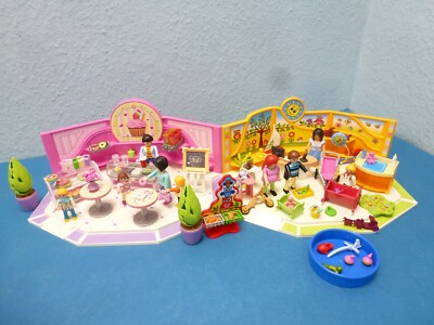 Kinderspielzeug Laden Baby  u. City Cafe Kaffee zu 9079 9080 Playmobil 2185
