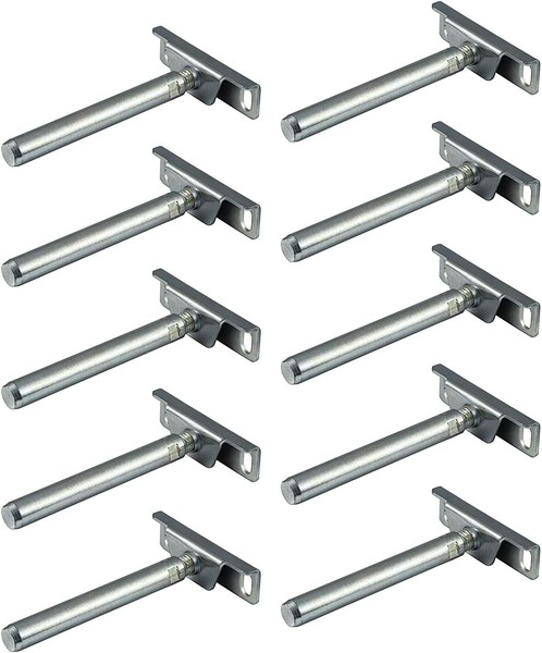 10X TablarträGer Unsichtbar Regal BodenträGer RegalträGer 200 Kg Wand Montage-image