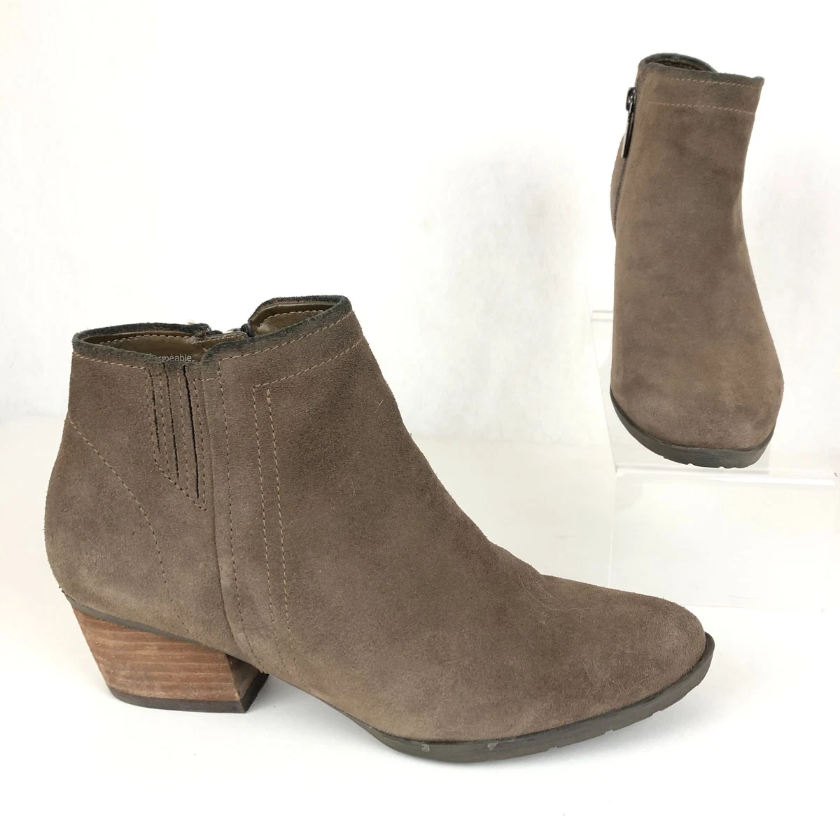Blondo taupe booties cheap