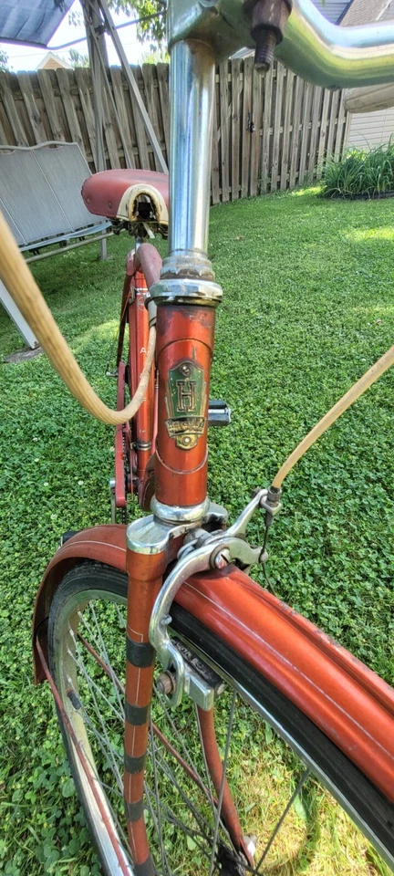 Bicicleta masculina vintage Hercules, feita na Inglaterra - Imagem 3 de 4