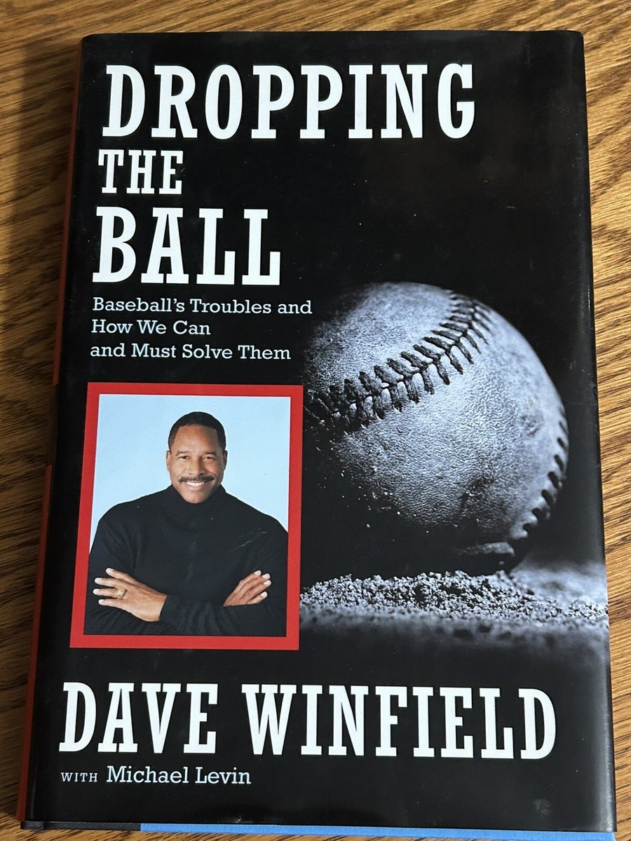 Dave Winfield Signed Autographed Book Dropping The Ball 2001 HOF