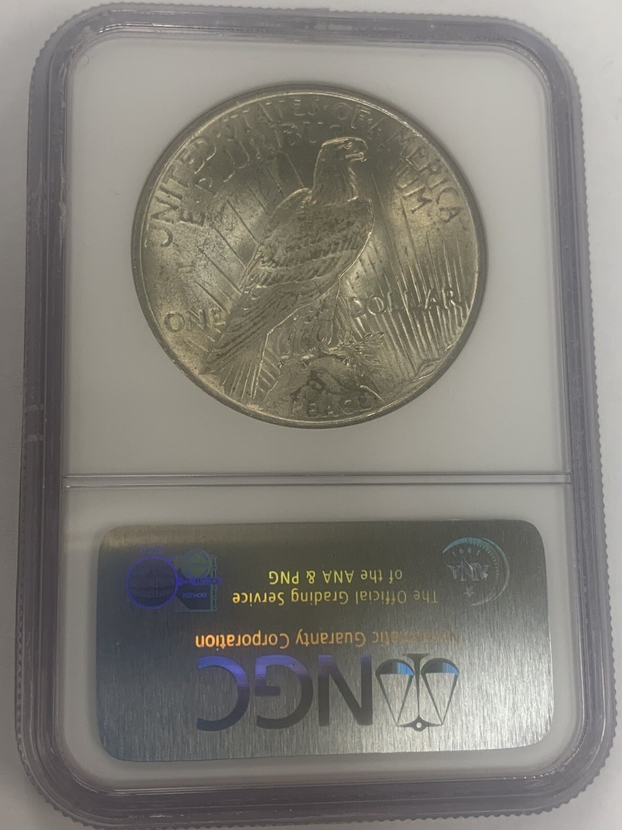 1922 Peace Silver Dollar ~ NGC MS64 ~ Great Montana