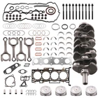 Engine Rebuild Kit Crankshaft Rods Piston For Hyundai Sonata Kia Optima 2.4L