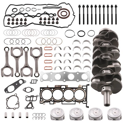 Engine Rebuild Kit Crankshaft Rods Piston For Hyundai Sonata Kia Optima 2.4L - Image 1 of 4
