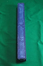 1 EXOTIC JUMA BLUE SNAKE 12" X 1.45" DUCK & GAME CALL MATERIAL - FDA APPROVED