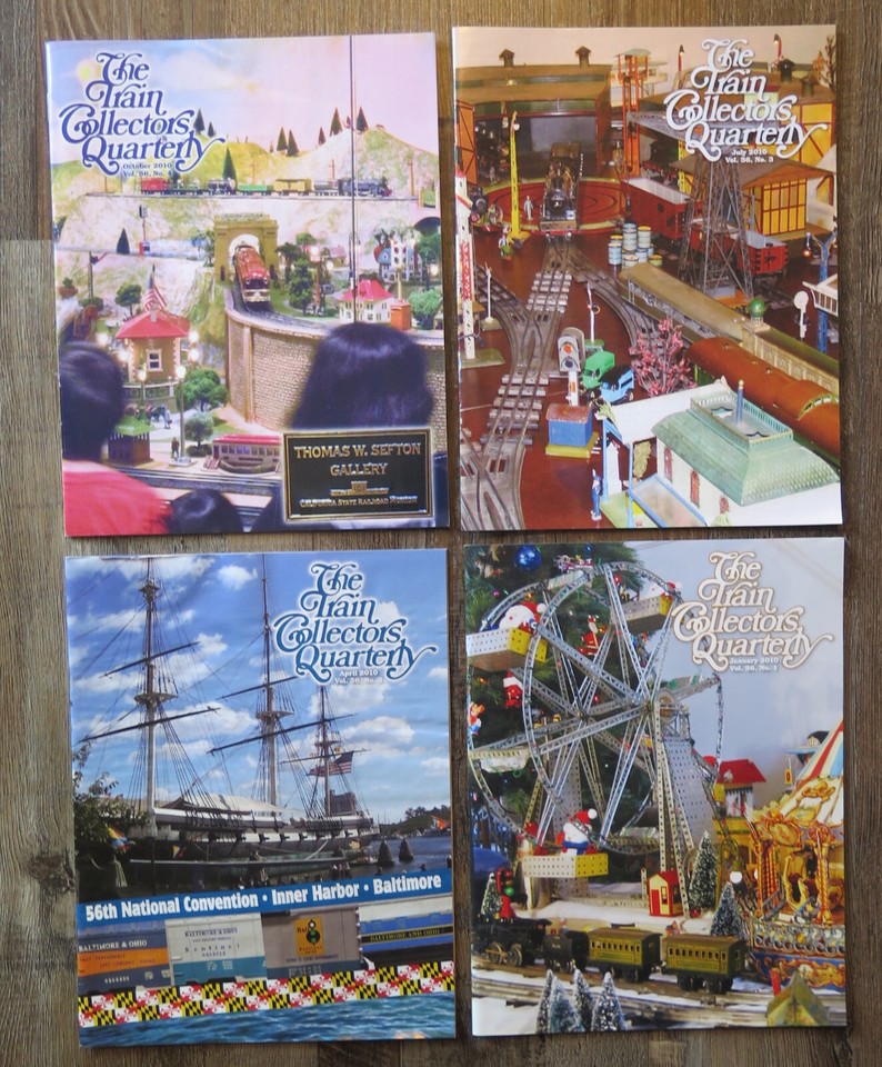 The Train Collectors Quarterly Model Railroad magazine lot complete ...