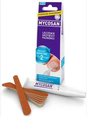 PROFOOT MYCOSAN 5ml + 10 Feilen für Nägel Behandlungsset für Nagelpilz