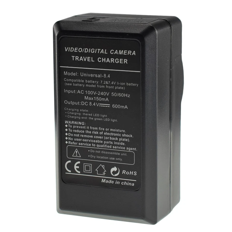 Wall BATTERY CHARGER FOR HITACHI DZ-bp07pw DZ-HS500E DZ-GX3100 DZ-HS500A DVD CAM - Image 4 of 4