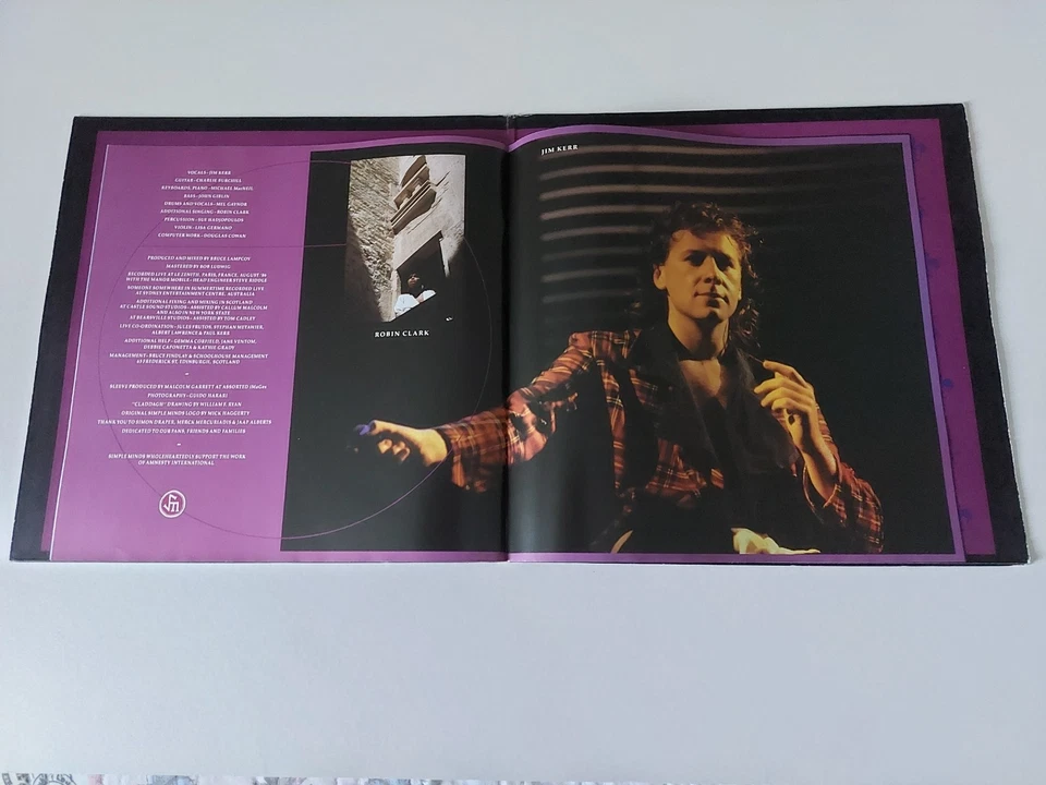 Live in the City of Light- Simple Minds Double LP Virgin 1987 + Booklet - Image 4 of 4