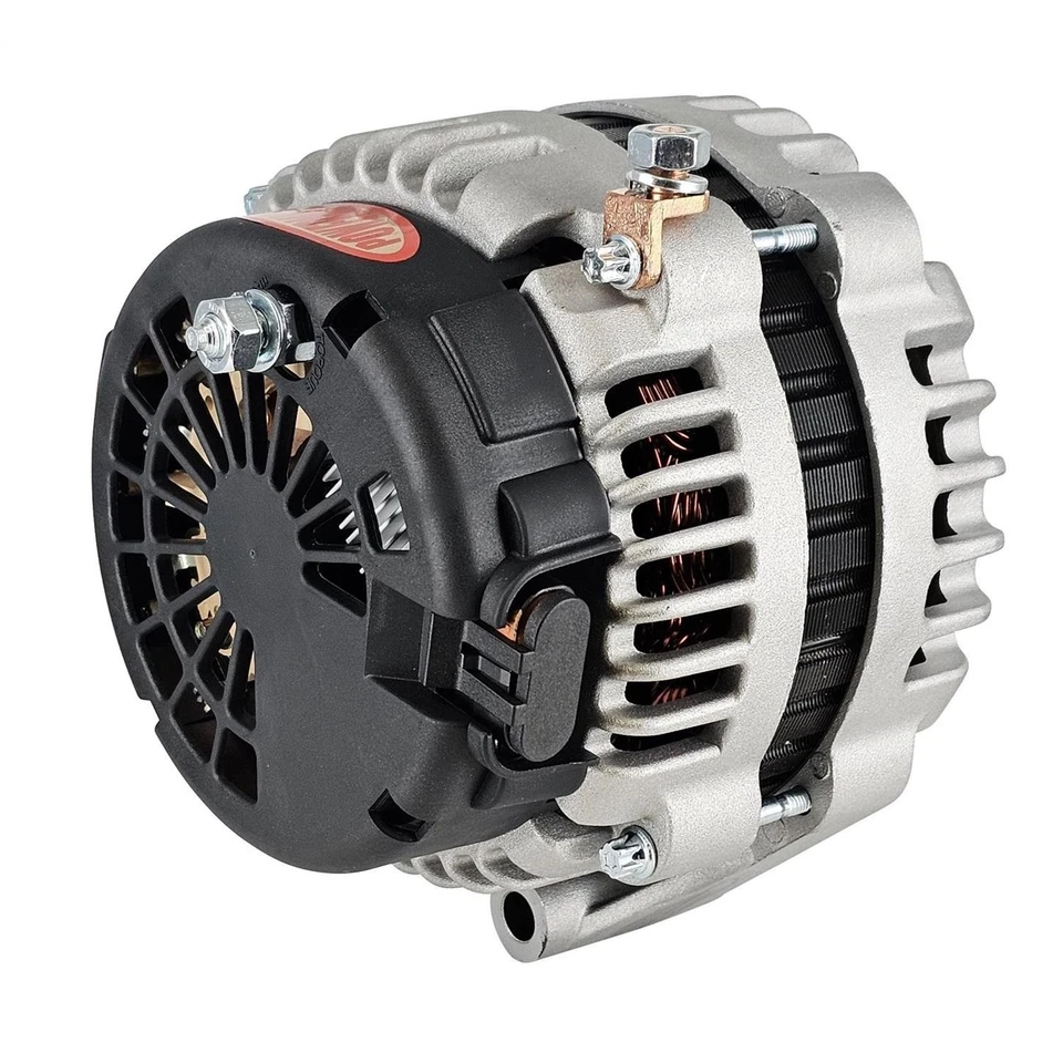 Alternador Powermaster 48237, 225 amperios, serpentina, 12 V, se adapta a Chevy Foto 2 de 4