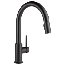Delta Trinsic 9159-BL-DST Single Handle Pull-Down Kitchen Faucet - Matte Black