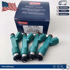Set of 4 DENSO fuel Injectors 23250-28080 Fits For 04-07 Toyota Rav4 2.4l 2AZ-FE