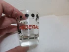 Vintage Federal Ammo glass shot glass " AMMO YOU CAN COUNT ON "