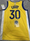Stephen Curry Hand Signed Golden State Warriors #30 Yellow Icon Edition Jersey