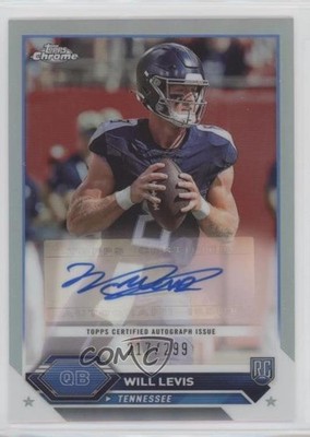 2023 Composite Topps Chrome Refractor /299 Will Levis #TCA-WL Rookie Auto RC lz7