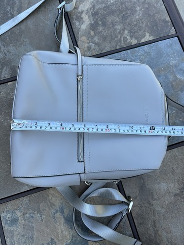 BOSTANTEN Zaino in pelle ostrica bianco per laptop borsa da donna college casual - Foto 19 di 22