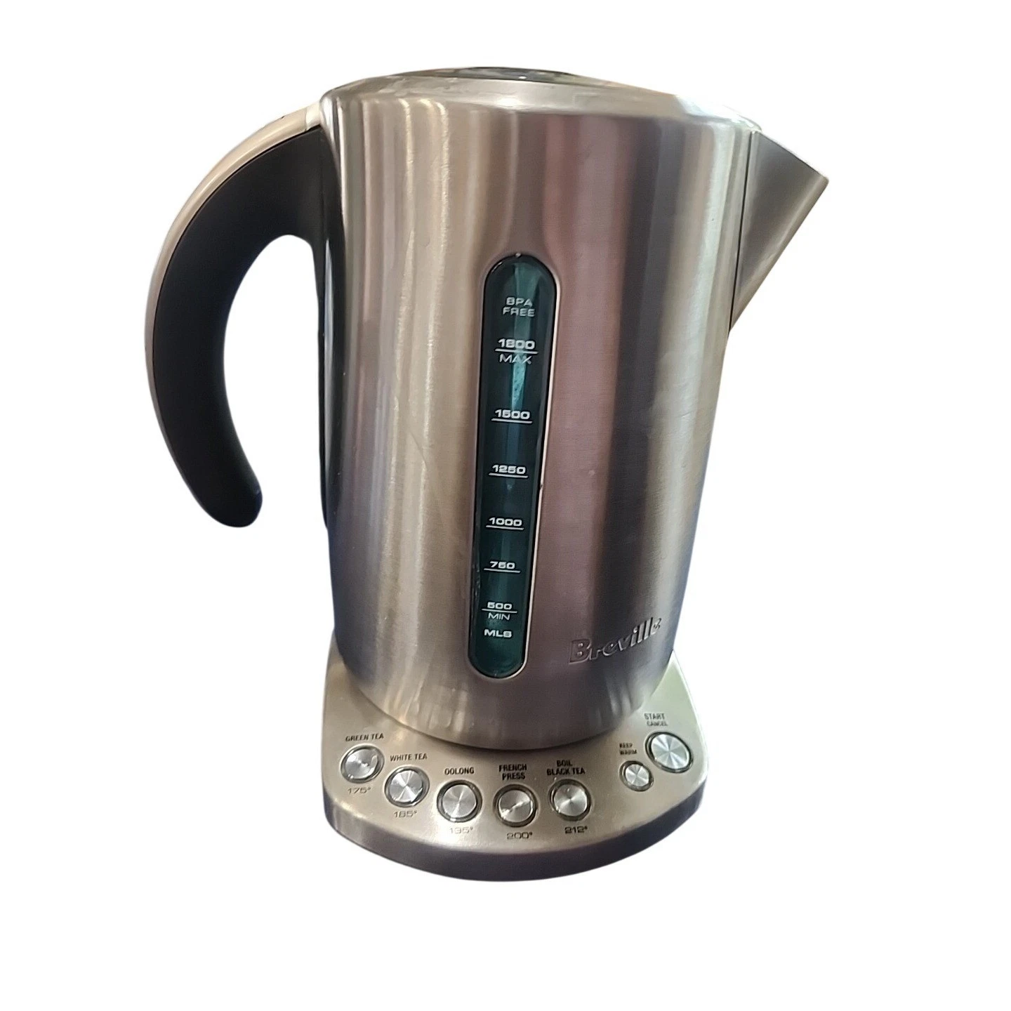 Breville IQ Variable Temp Tea Coffee Electric Kettle Stainless Steel Fast Boil